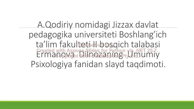 Xotira turlari va uning jarayonlari
