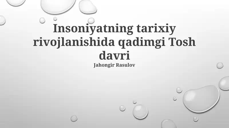 Tosh davri