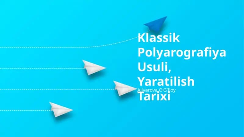 Klassik Polyarografiya Usuli, Yaratilish Tarixi