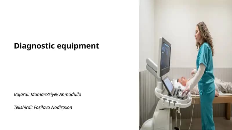Ultrasound machines