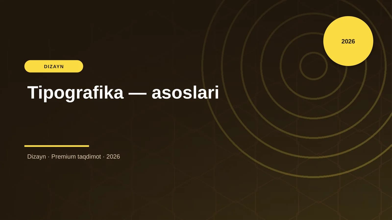 Tipografika - asoslari