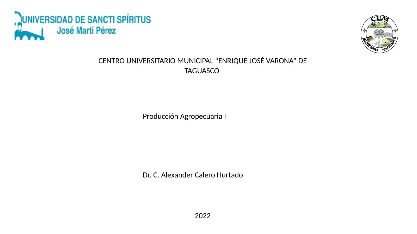 Producción Agropecuaria I