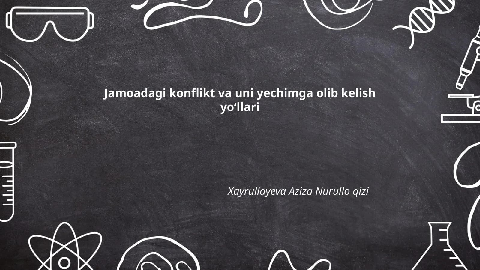 Jamoadagi konflikt va uni yechimga olib kelish yoʻllari