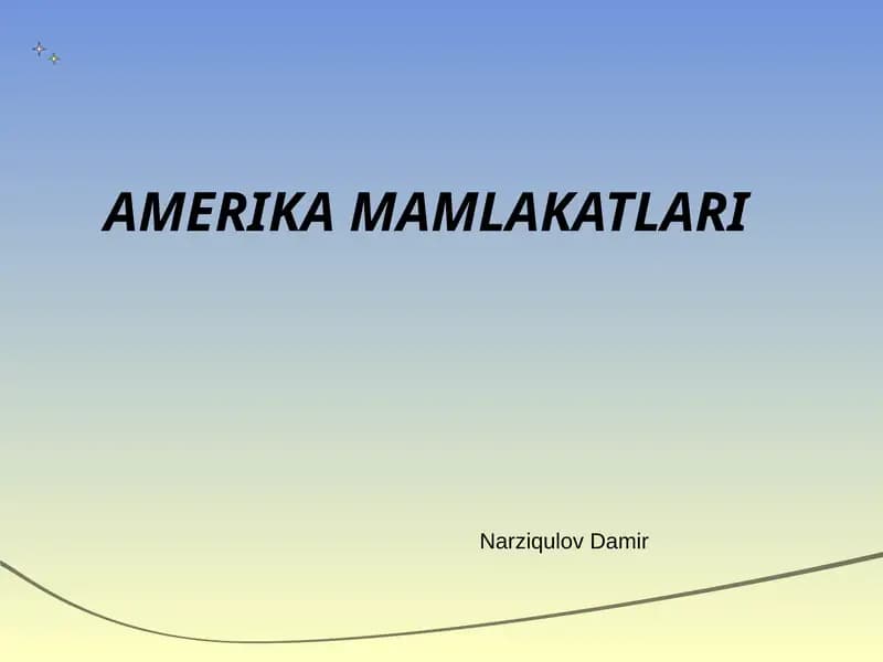 Amerika Mamlakatlari