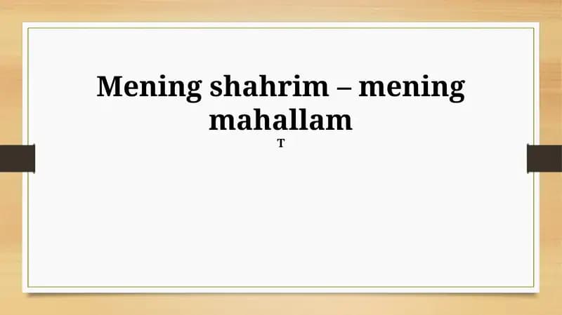 Kelajakdagi rejalar