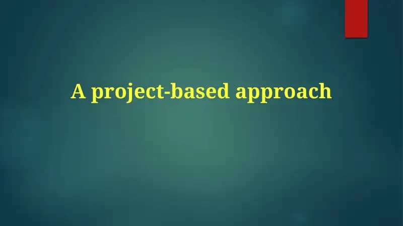Project-Based Learning