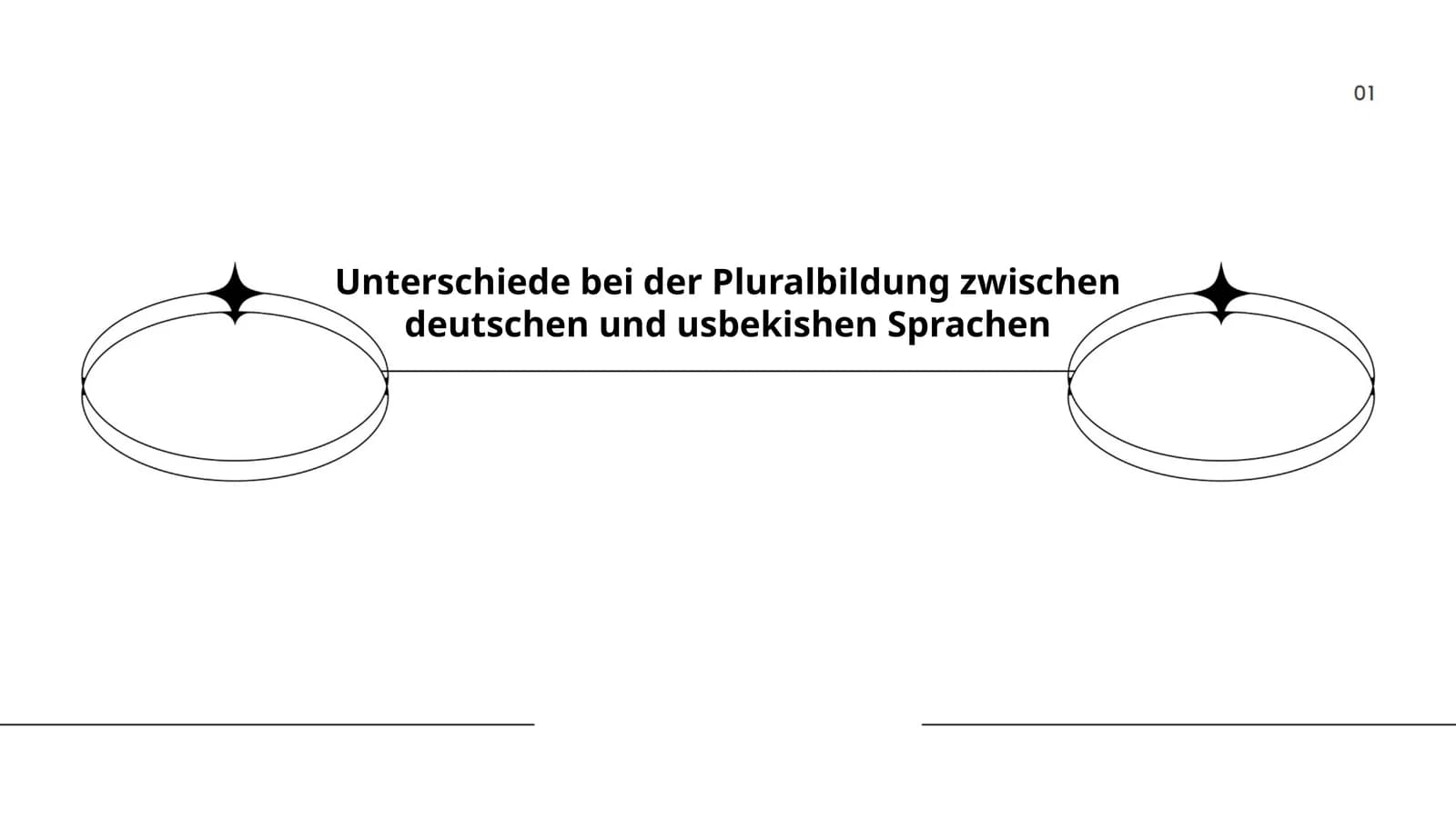 Unterschiede bei der Pluralbildung zwischen deutschen und usbekishen Sprachen
