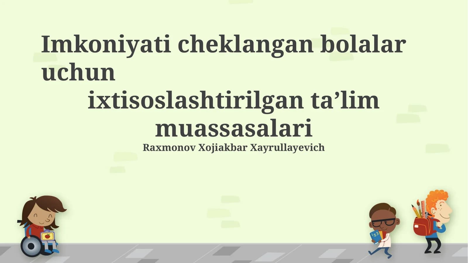 Maxsus ta’lim muassasalari