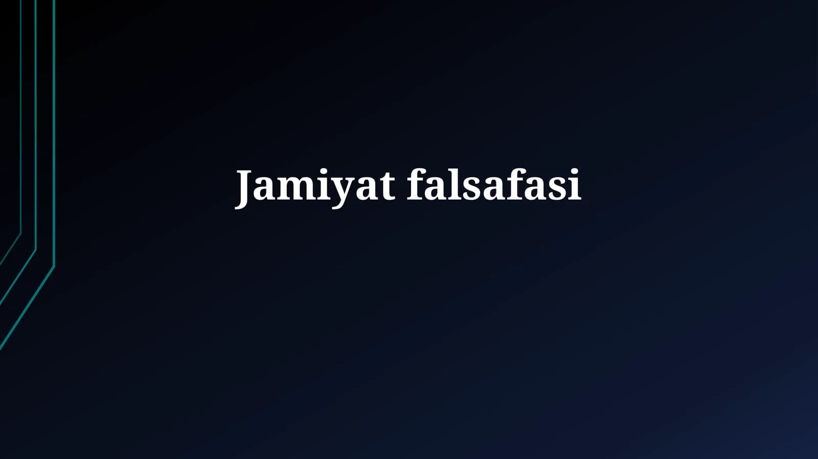 Jamiyatfalsafasi