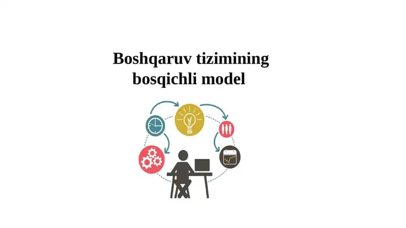 Boshqaruvtizimining bosqichli model