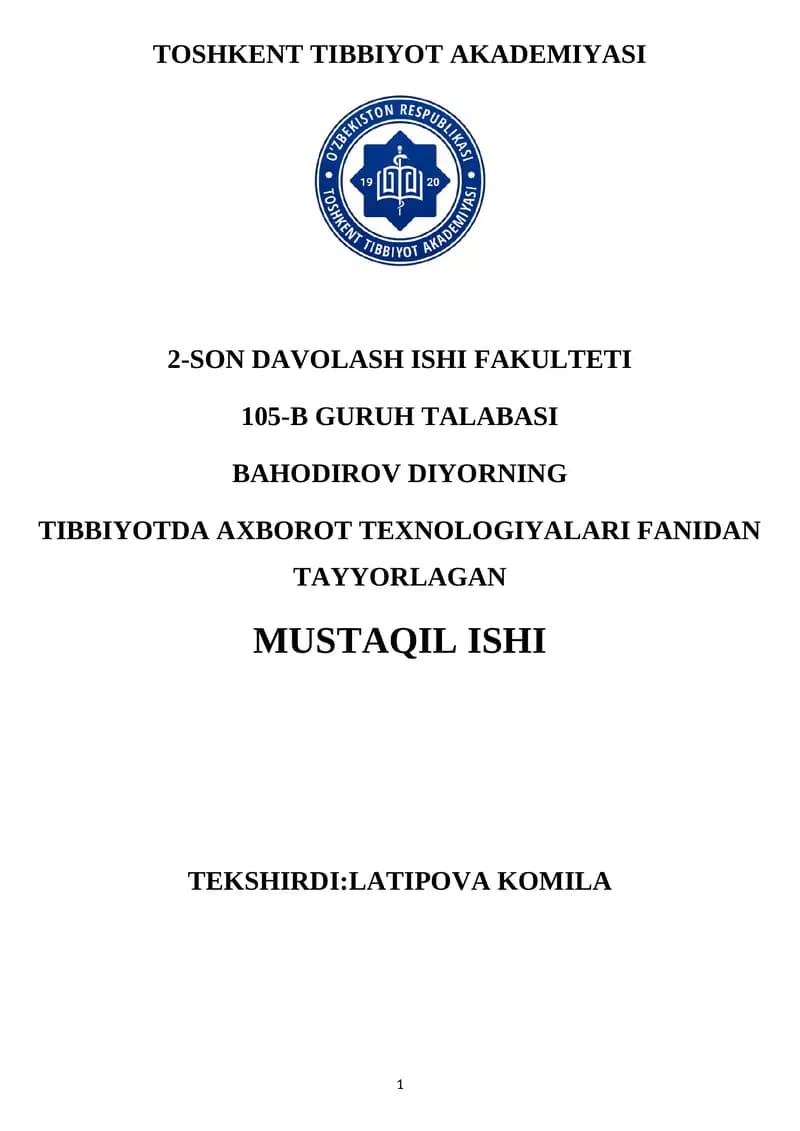 WEB TEXNALOGIYALAR ASOSLARI. HTML TILLARI