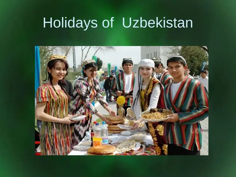Holidays of Uzbekistan