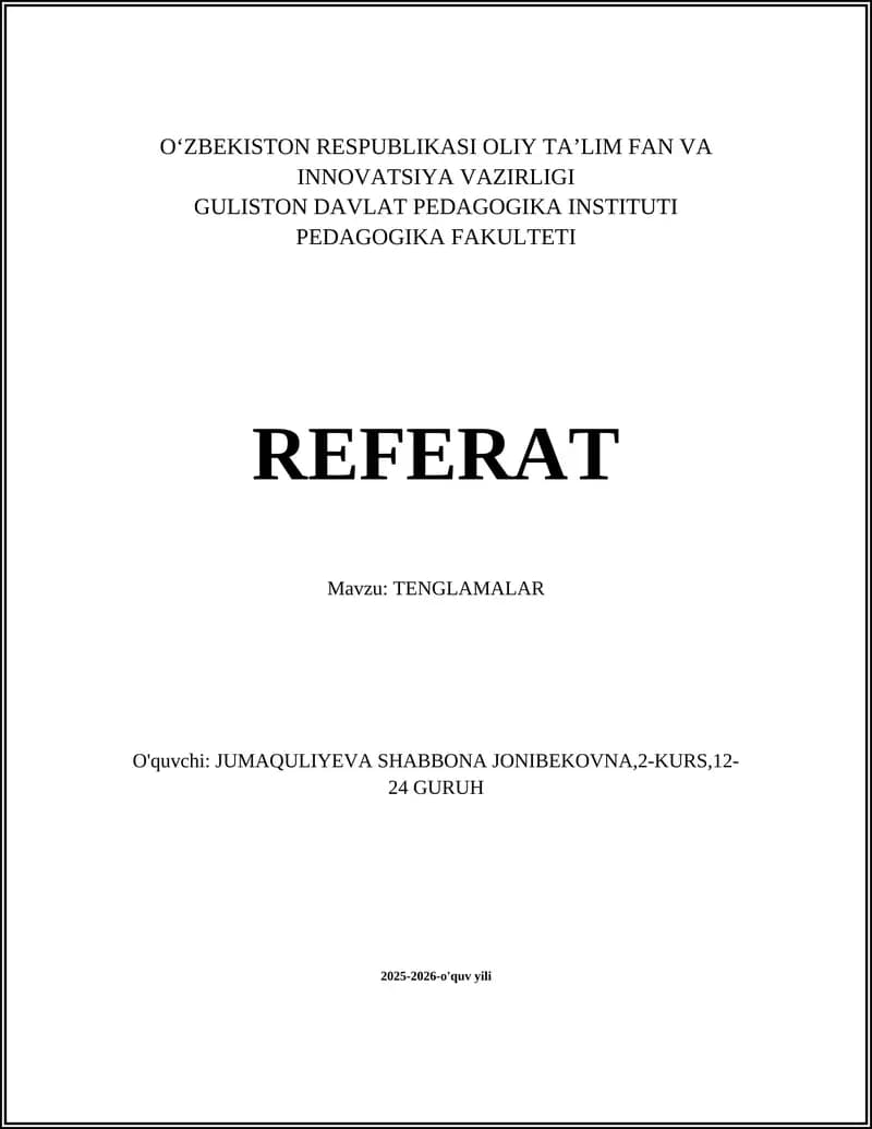 TENGLAMALAR