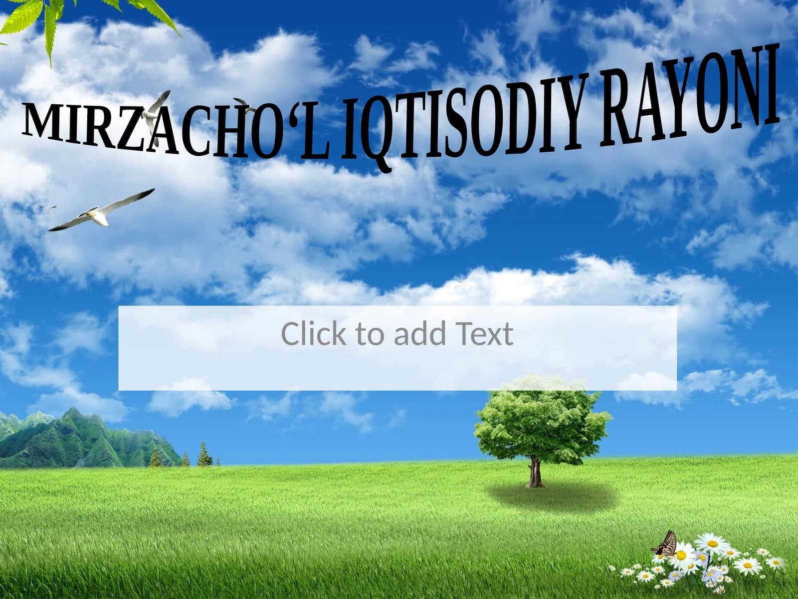 MIRZACHO'L IQTISODIY RAYONI