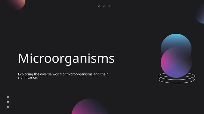 Microorganisms