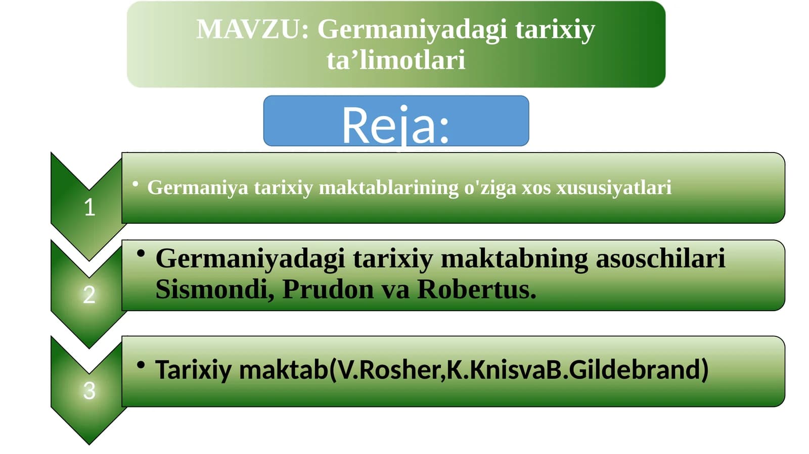 Germaniyatarixiymaktablariningo'zigaxosxususiyatlari
