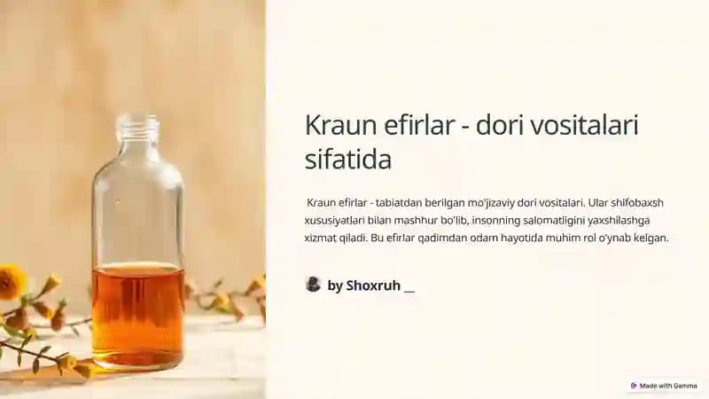 Kraun efirlar