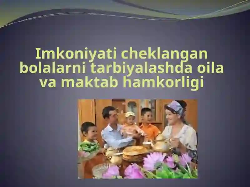 Imkoniyat cheklangan bolalar