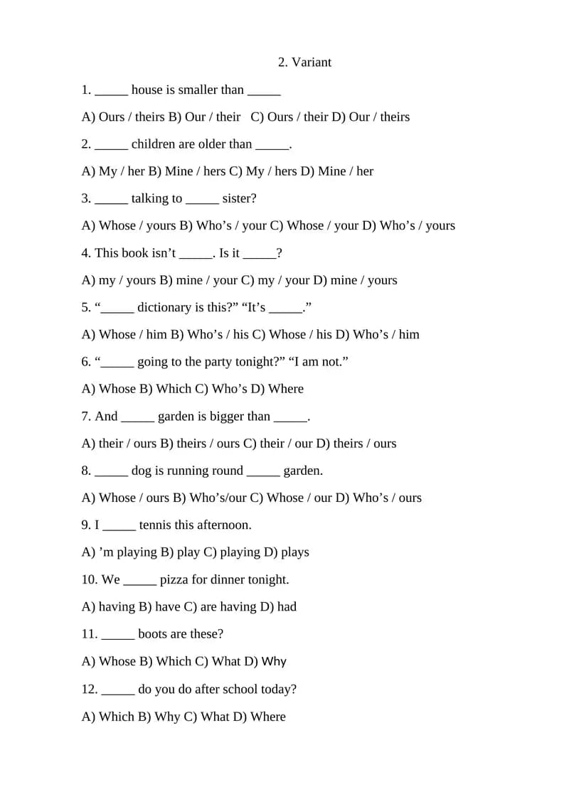 Test your grammar