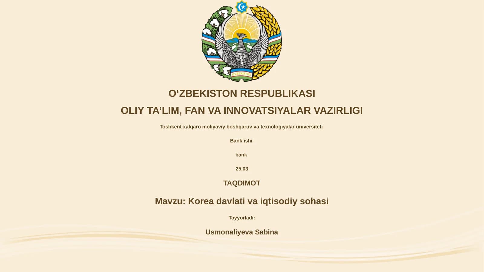 Korea davlati va iqtisodiy sohasi