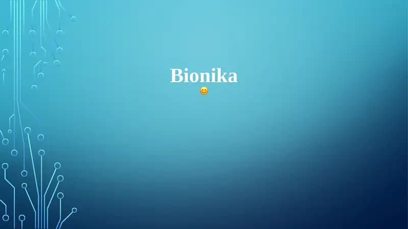 Bionika