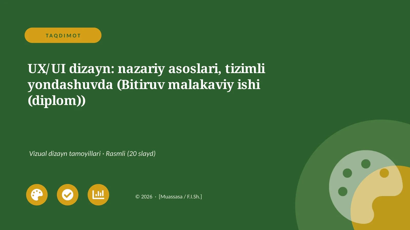UX/UI dizayn: nazariy asoslari, tizimli yondashuvda