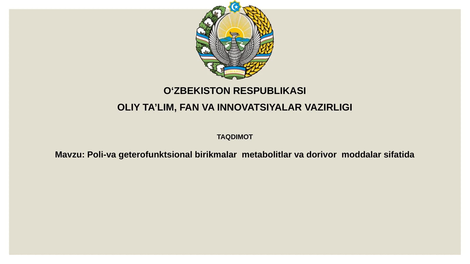 Polifunksional geterosiklik birikmalar