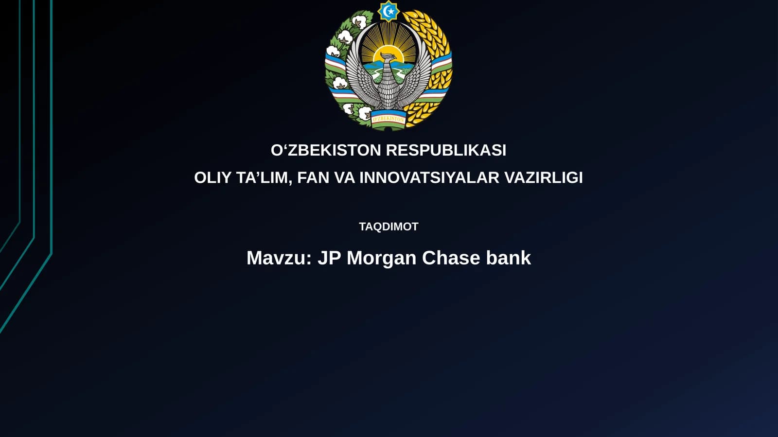 JP Morgan Chase bank