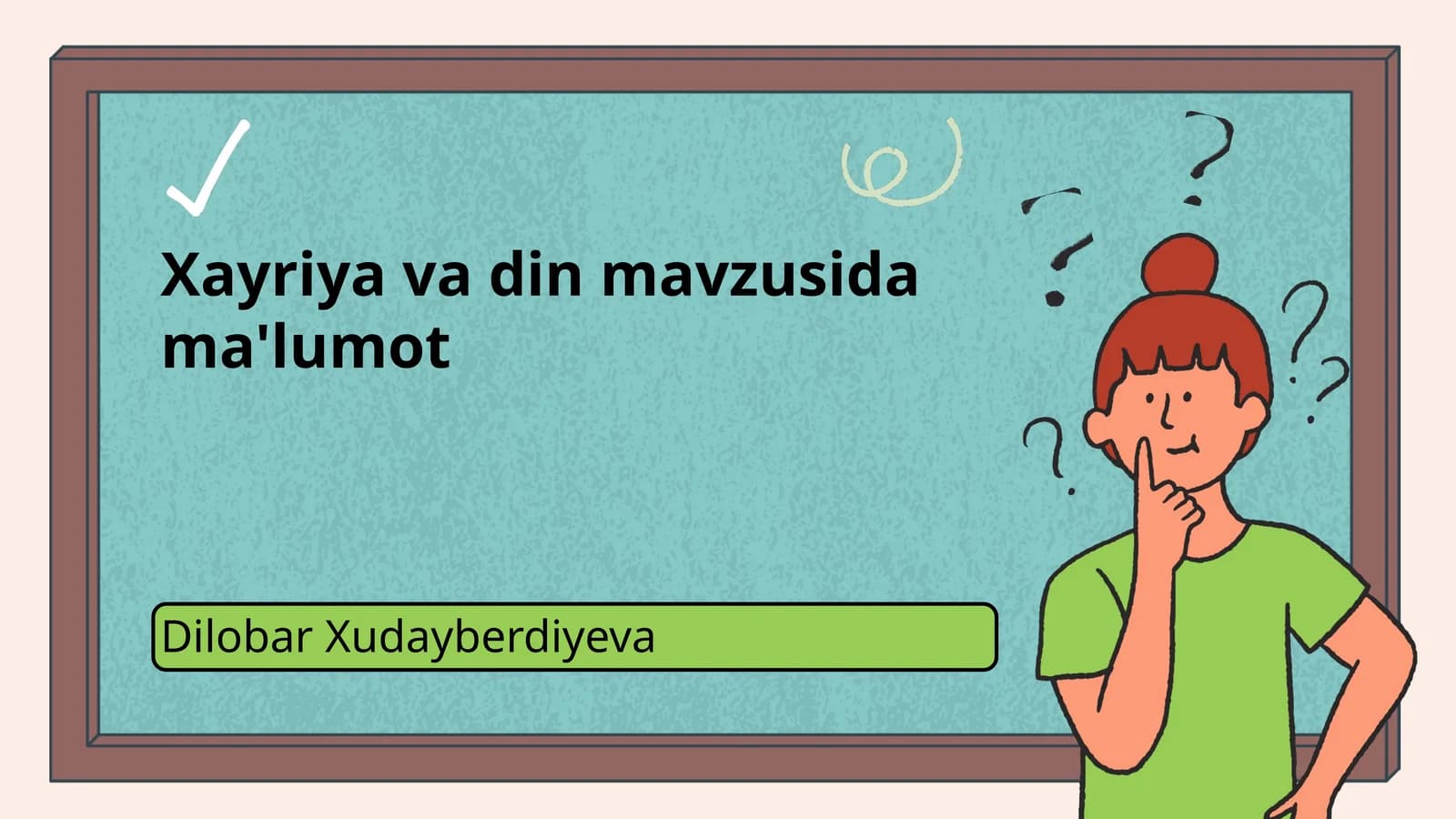 Xayriya va din mavzusida ma'lumot