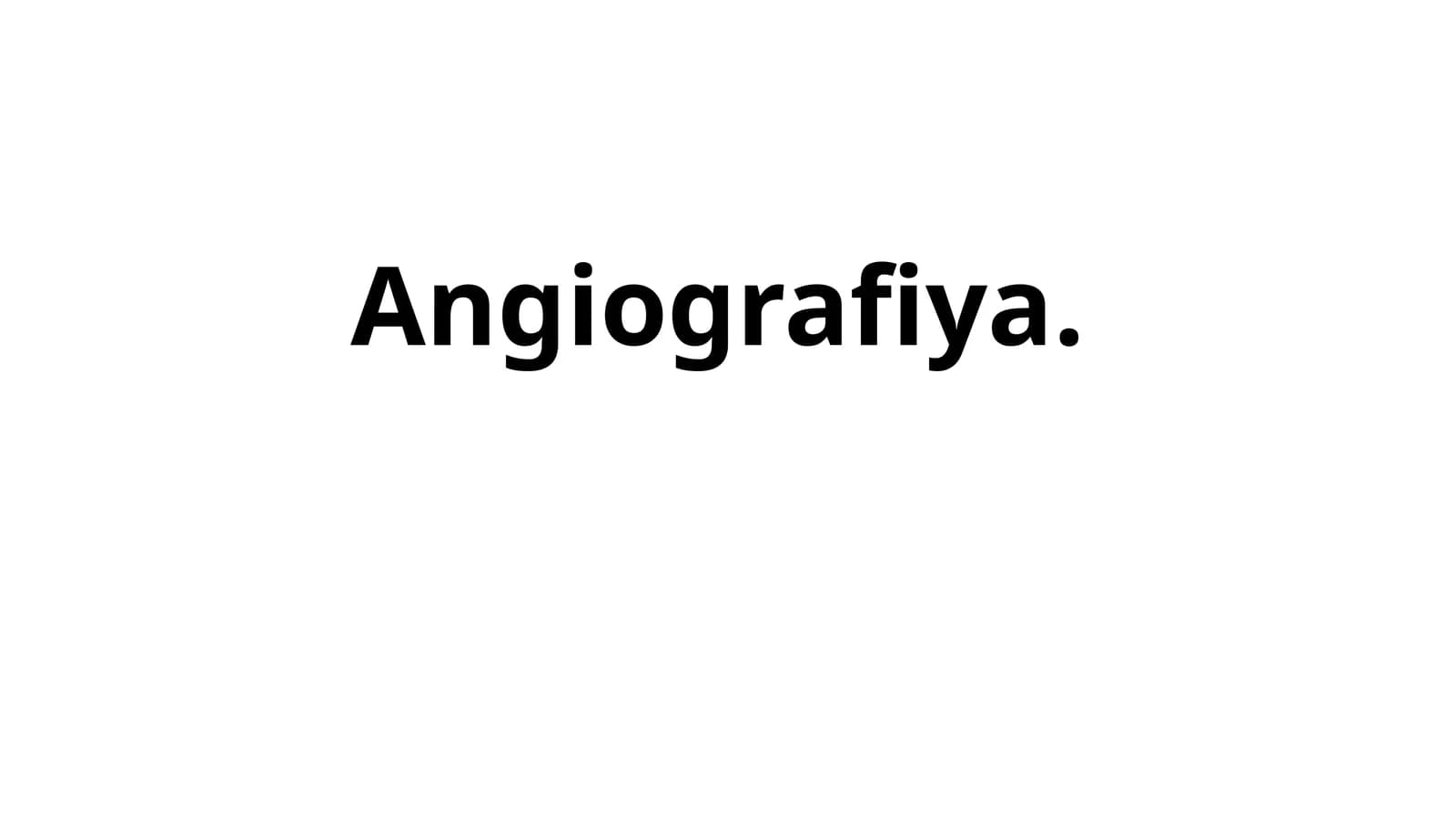 Angiografiya