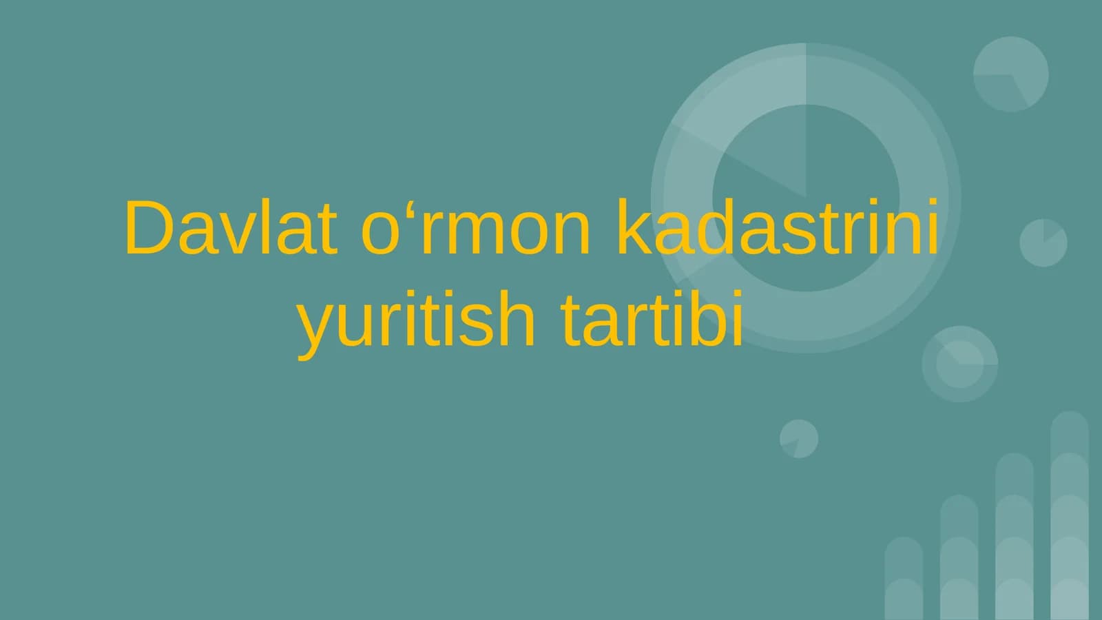 Davlato‘rmon kadastriniyuritishtartibi
