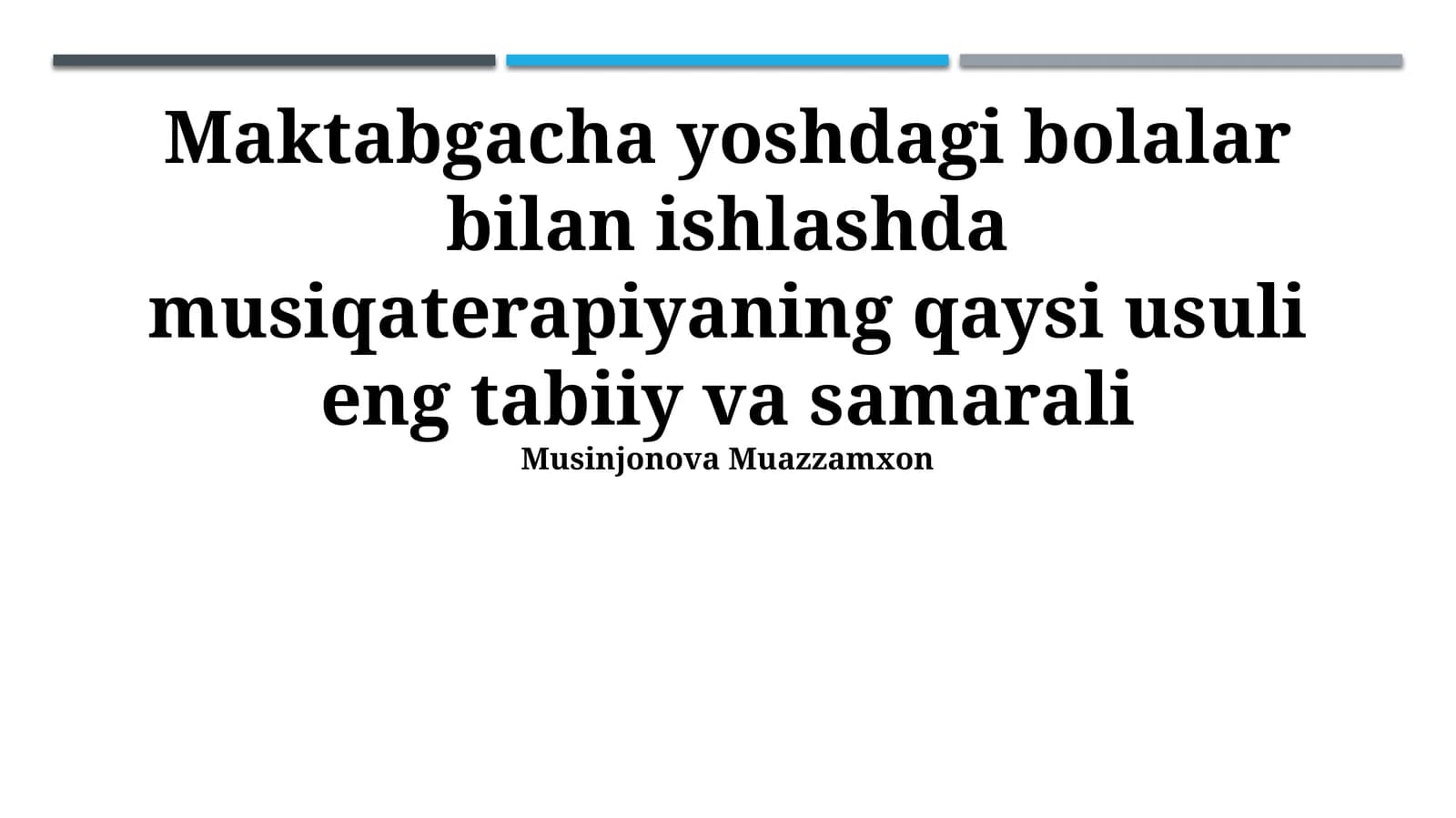 Improvizatsion musiqa terapiyasi