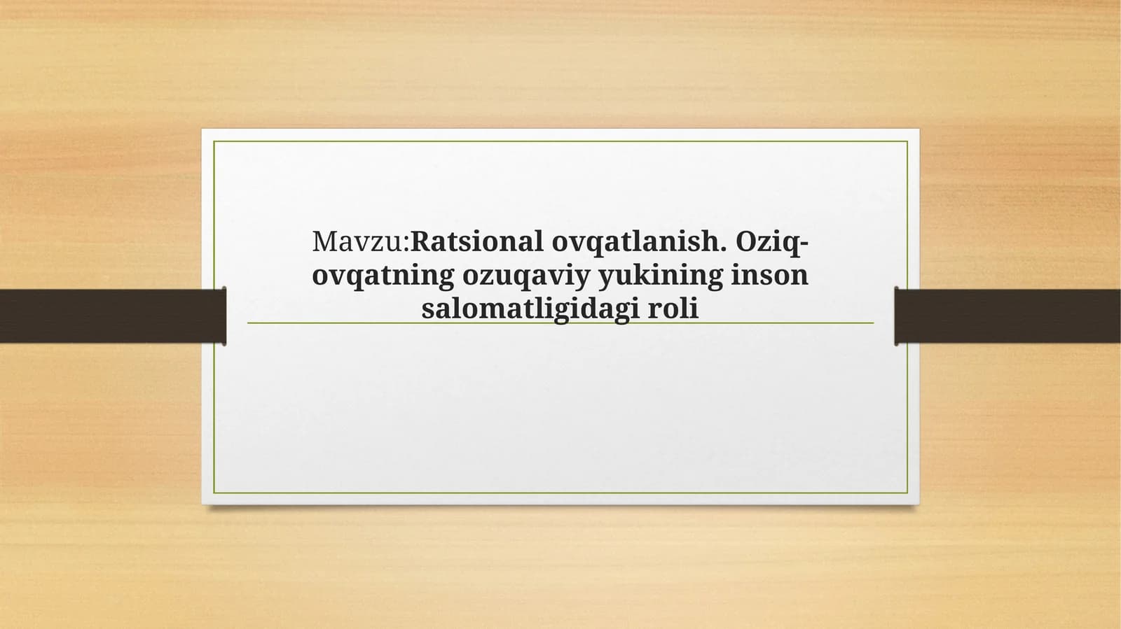 Taqdimot