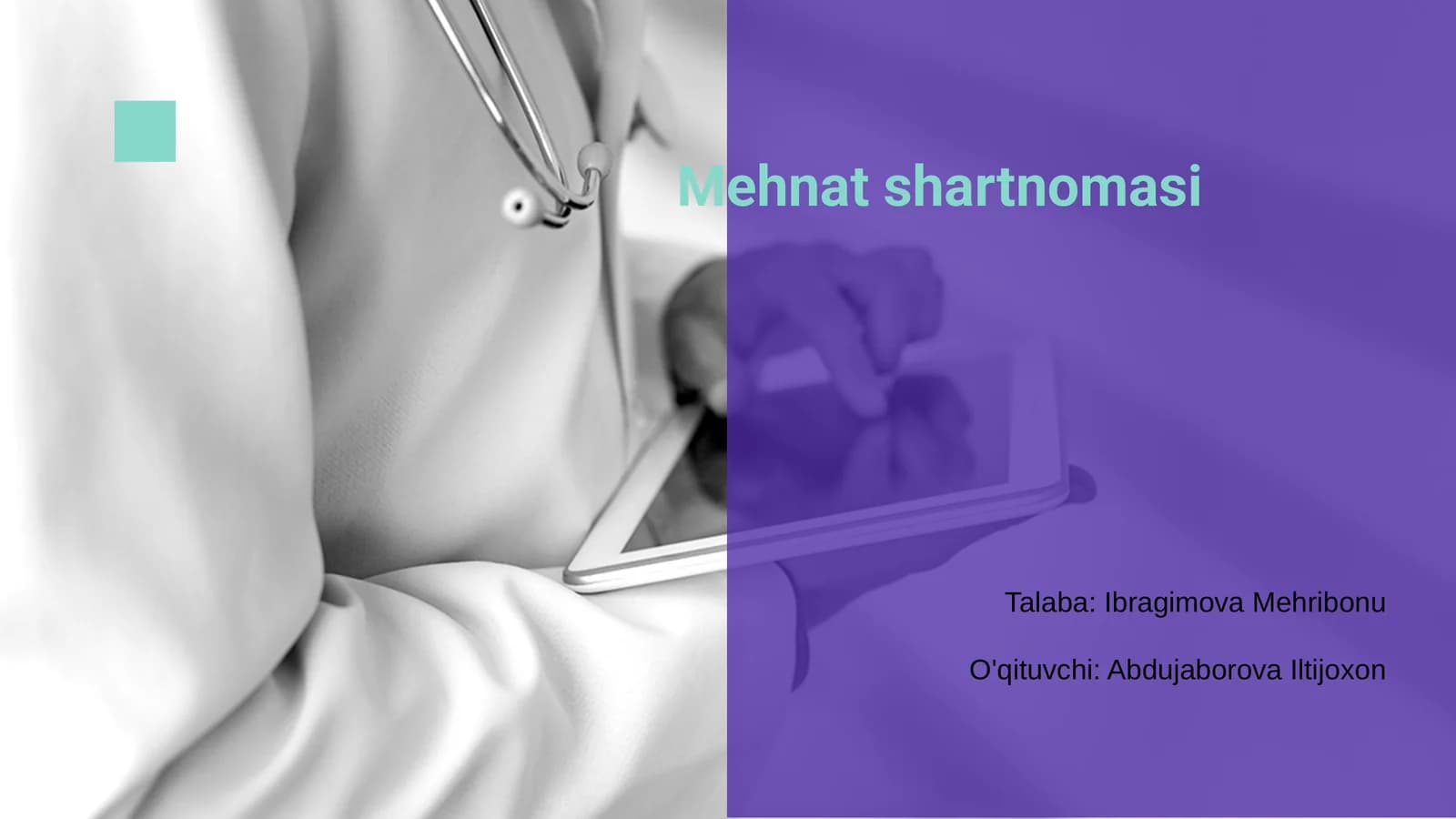 Mehnat shartnomasi