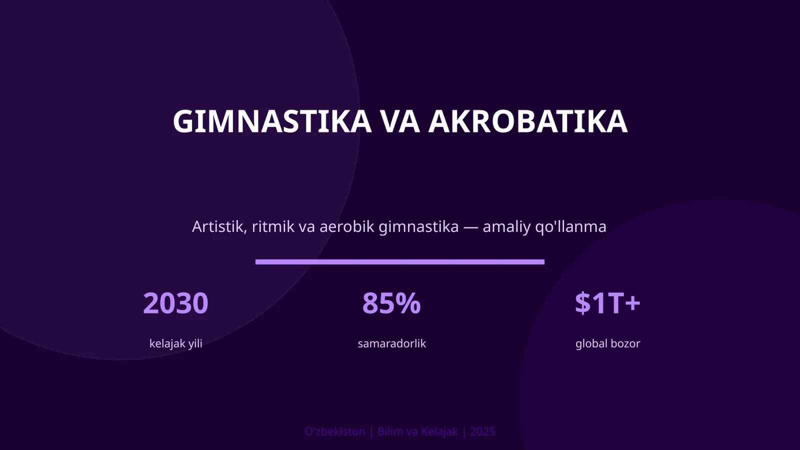 GIMNASTIKA VA AKROBATIKA