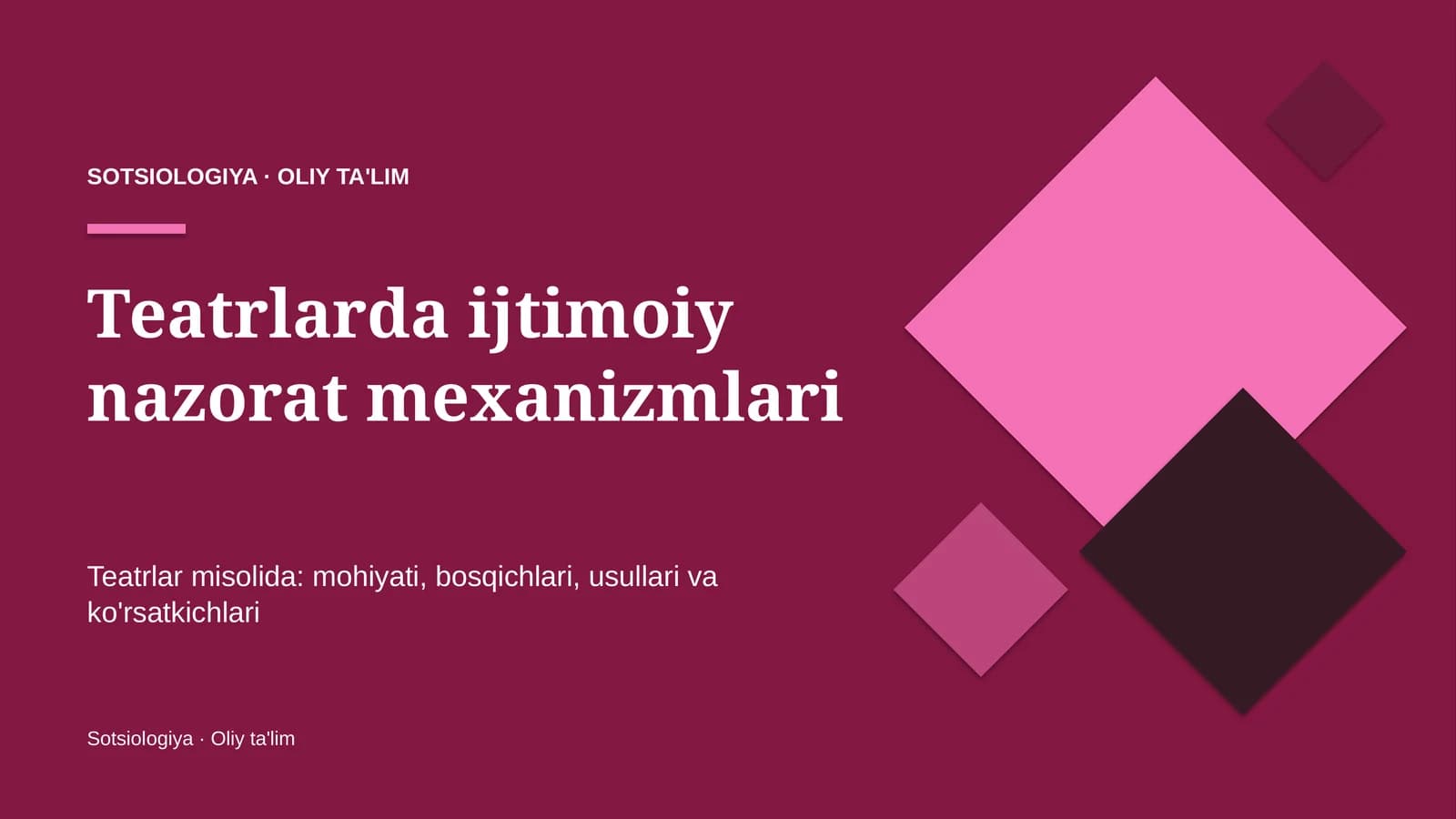 teatrlarda ijtimoiy nazorat mexanizmlari 6117