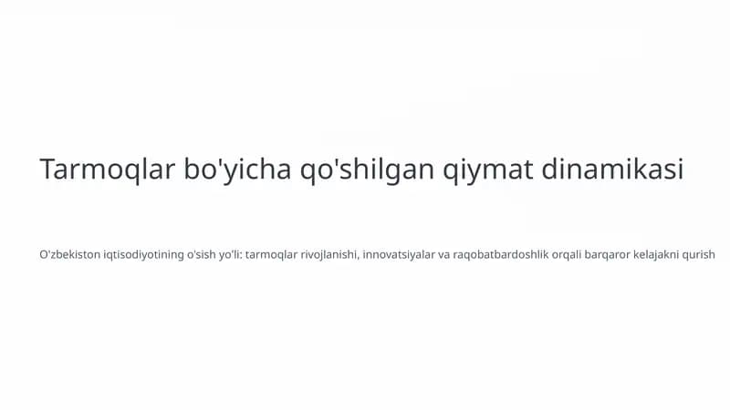 Qo'shilgan qiymat tushunchasi
