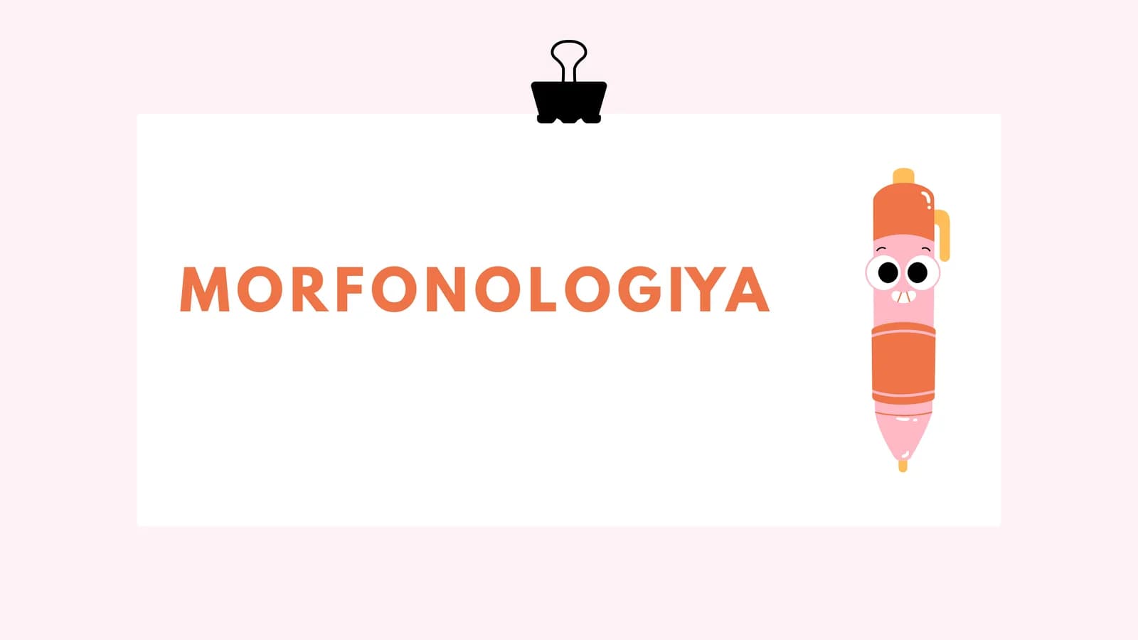 MORFONOLOGIYA