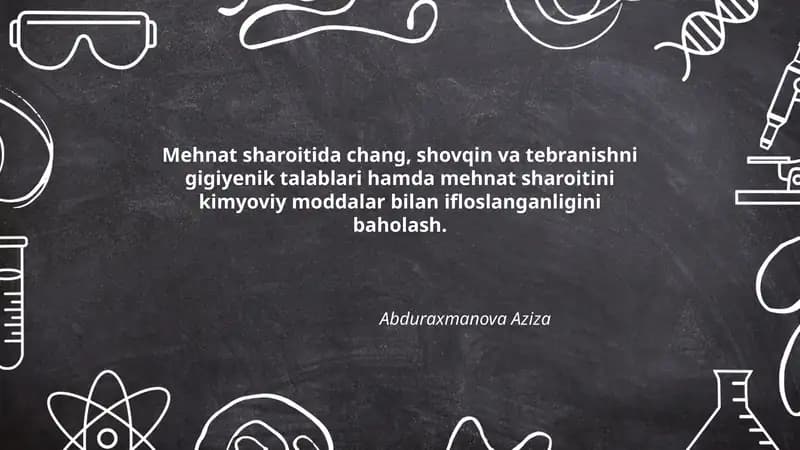 Chang va shovqin gigiyenasi