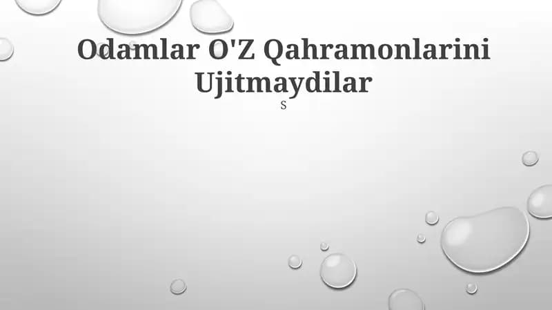 Haqiqiy qahramonlar