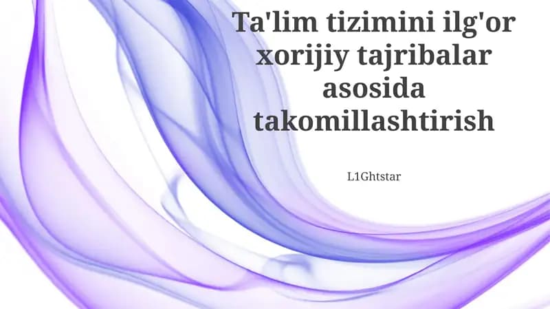 Janubiy Koreyaning STEMga e'tibori
