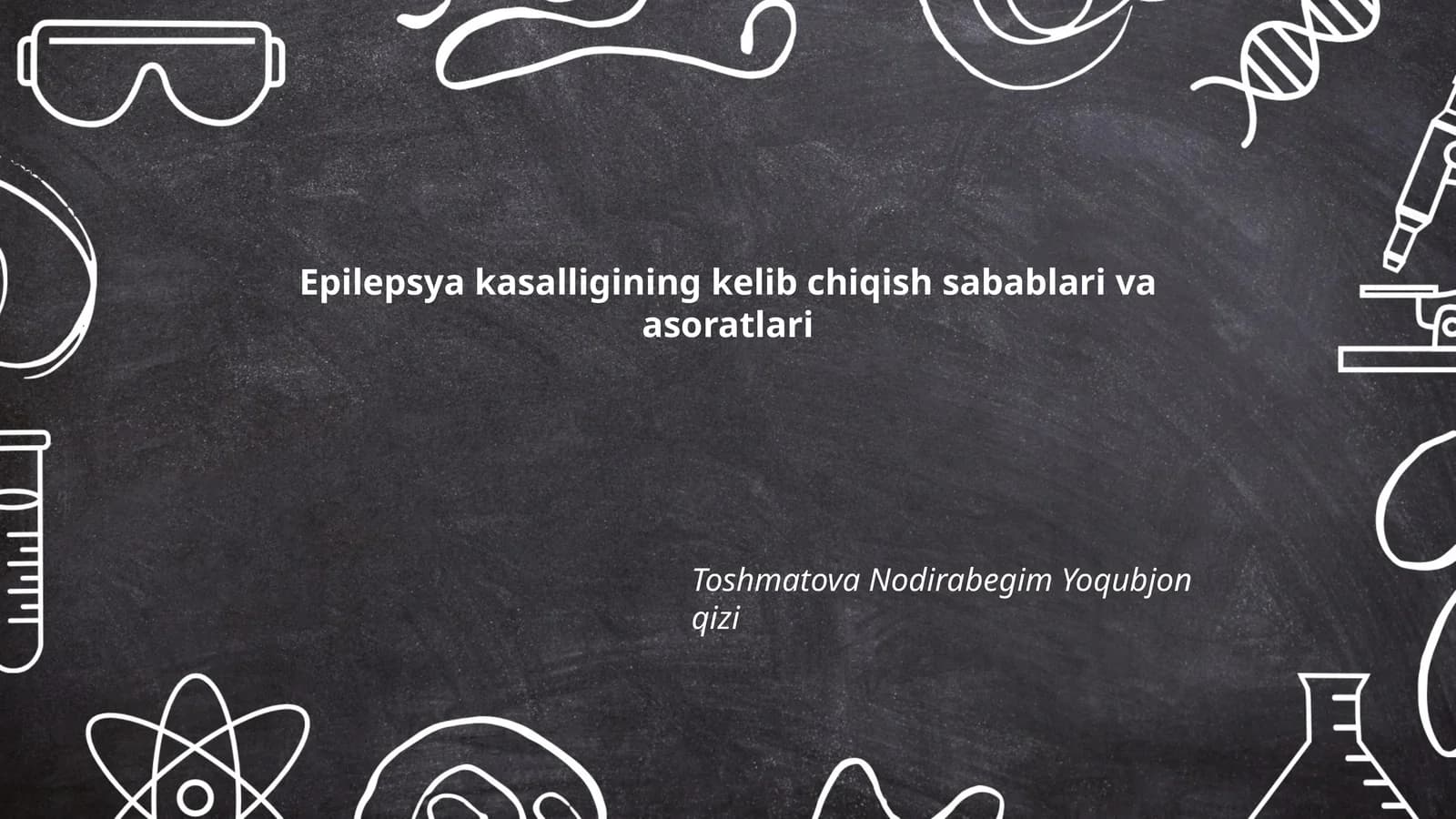 Epilepsya kasalligining kelib chiqish sabablari va asoratlari
