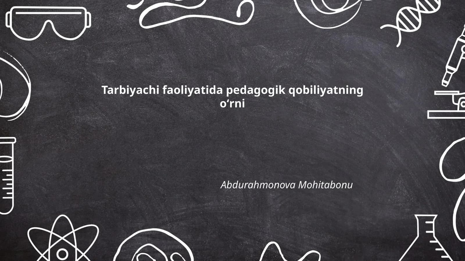 Pedagogik qobiliyatning o'rni