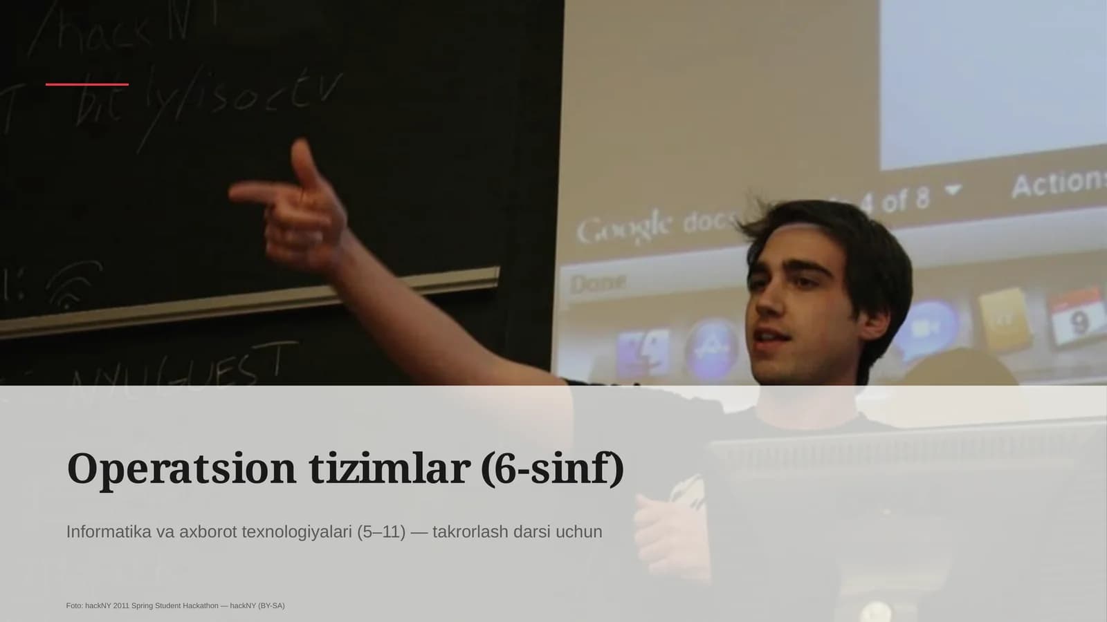 Operatsion tizimlar (6-sinf)