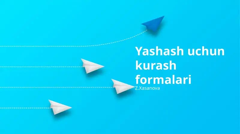 Yashash uchun kurash formalari
