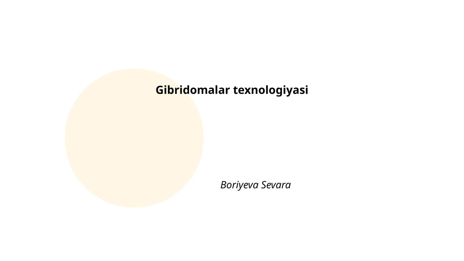 Gibridomalar texnologiyasi