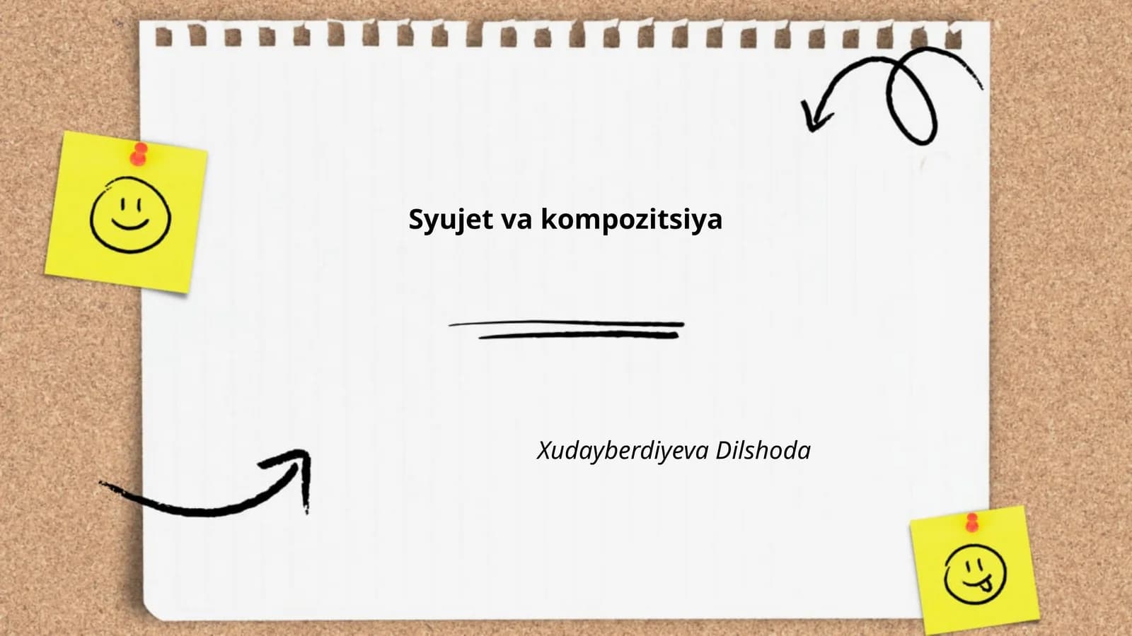 Syujet va kompozitsiya