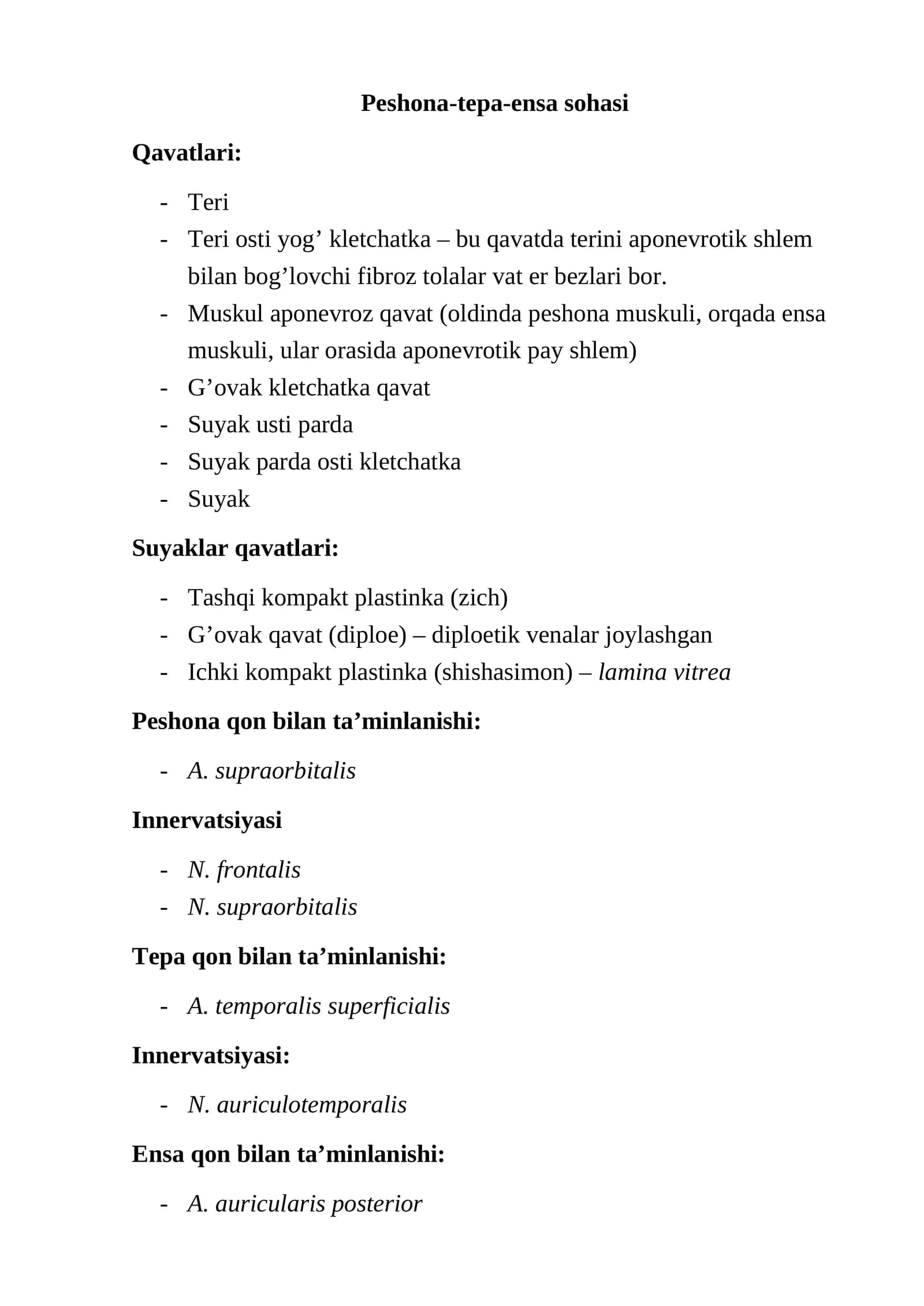 Peshona-tepa-ensa sohasi