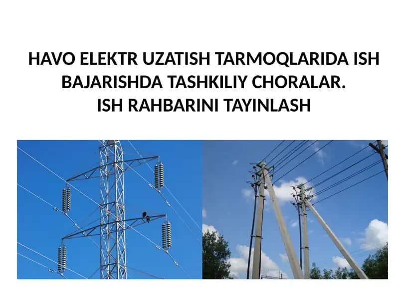 Havoelektr uzatish tarmoqlari
