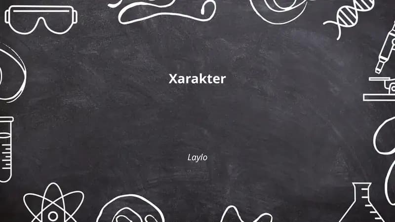 Xarakter